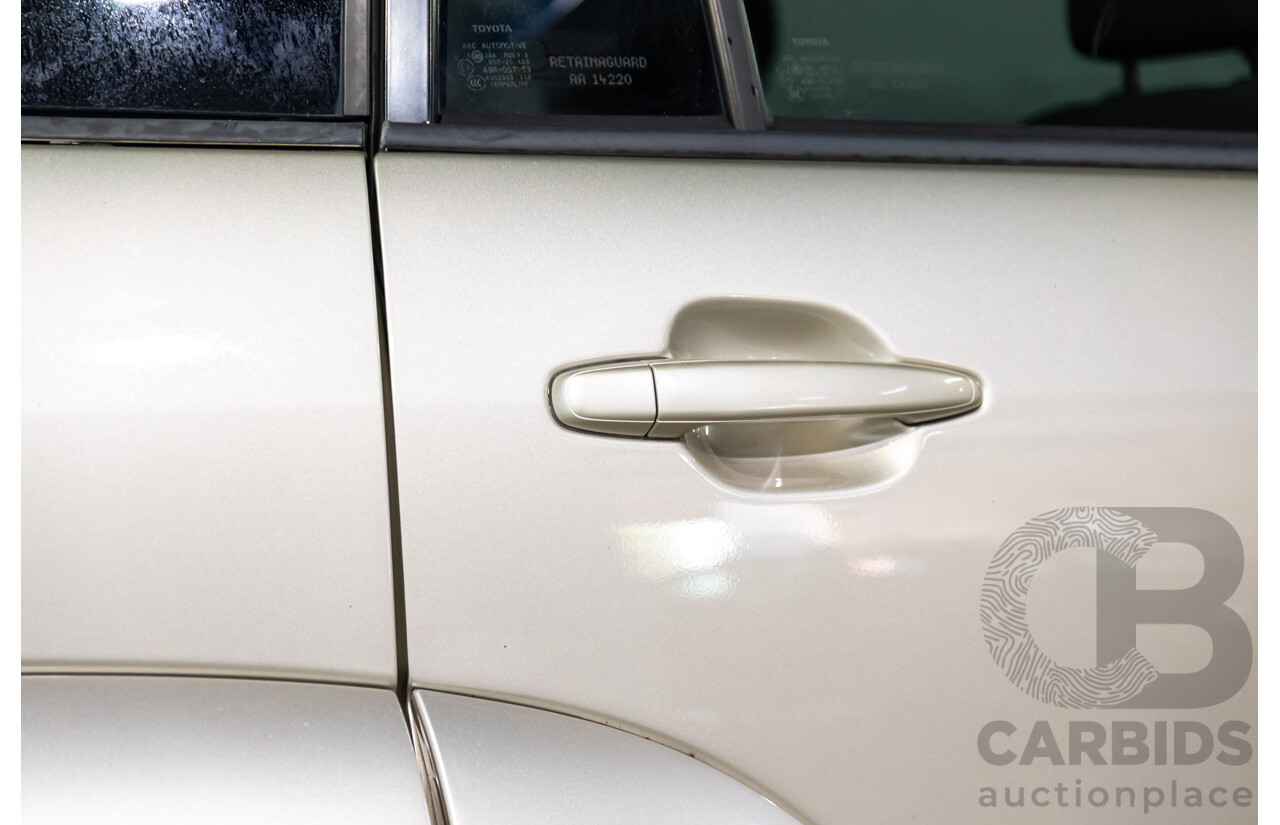 4/2008 Toyota Landcruiser Prado GXL (4x4) KDJ120R 07 UPGRADE 4d Wagon Savannah Metallic Turbo Diesel 3.0L