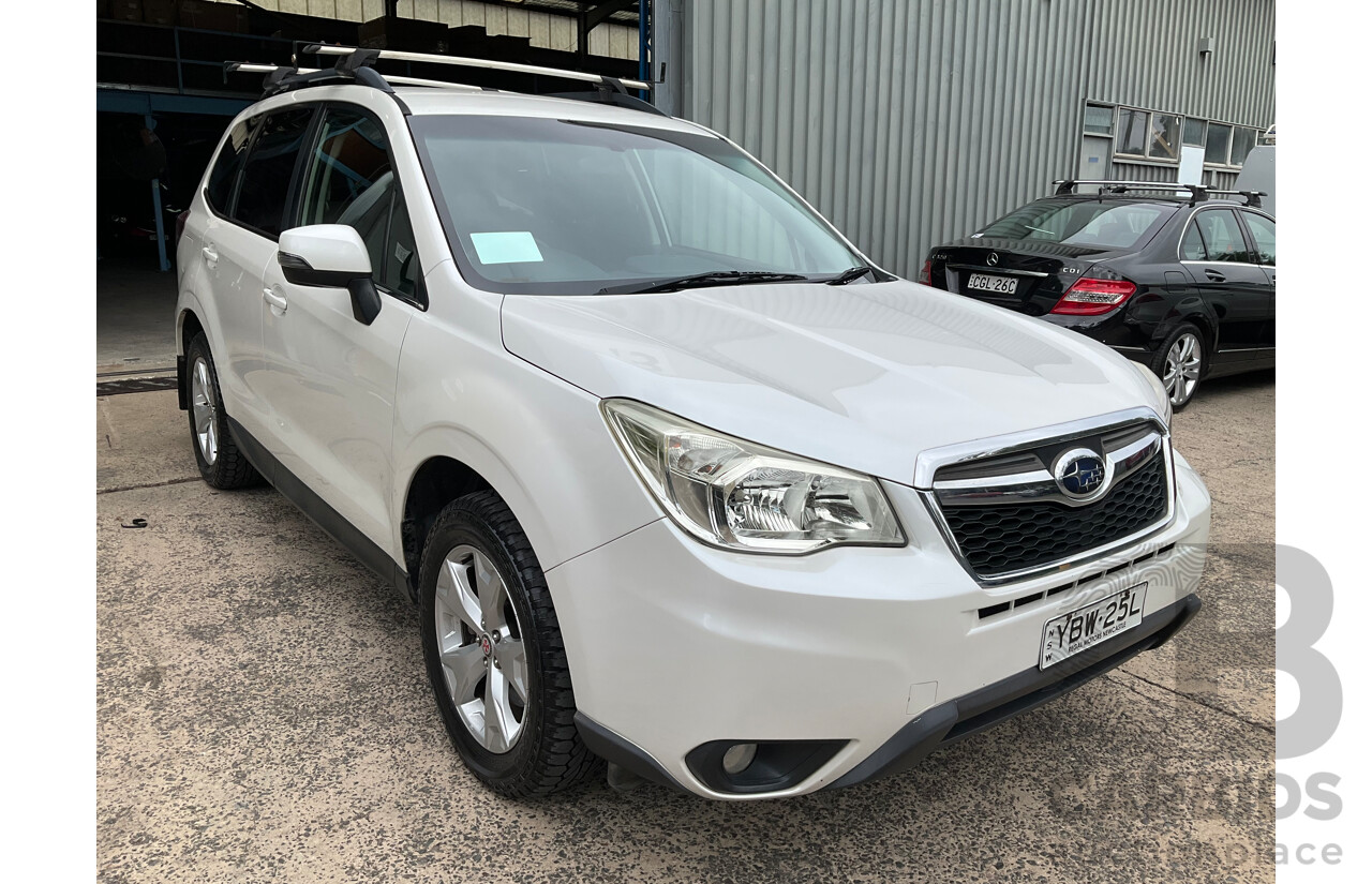 5/2013 Subaru Forester 2.0D MY13 4d Wagon White 6sp Manual 2.0L Turbo Diesel