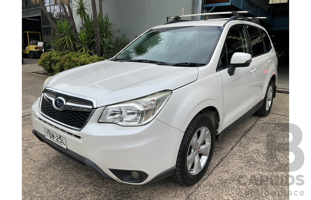 5/2013 Subaru Forester 2.0D MY13 4d Wagon White 6sp Manual 2.0L Turbo Diesel