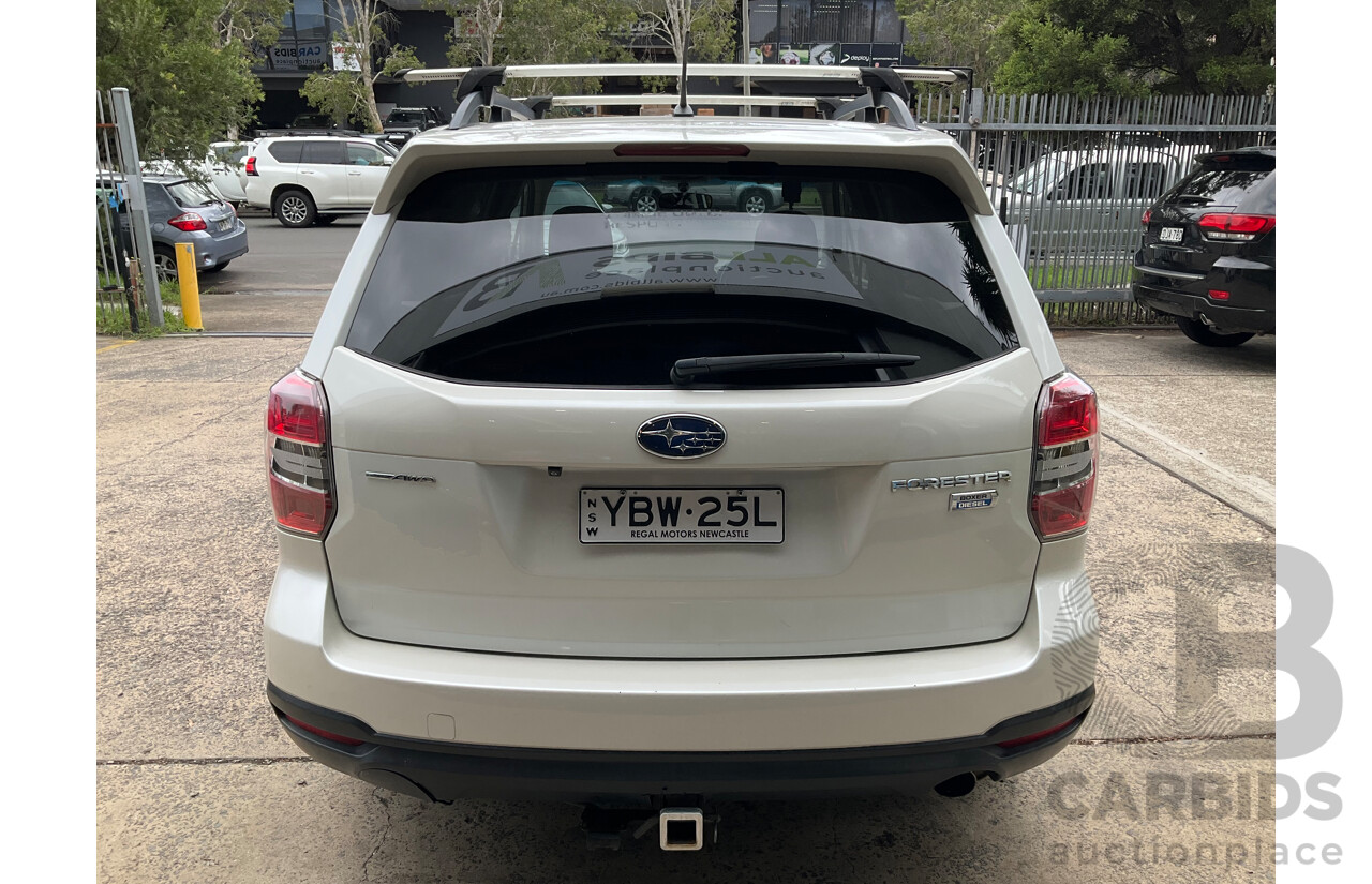 5/2013 Subaru Forester 2.0D MY13 4d Wagon White 6sp Manual 2.0L Turbo Diesel