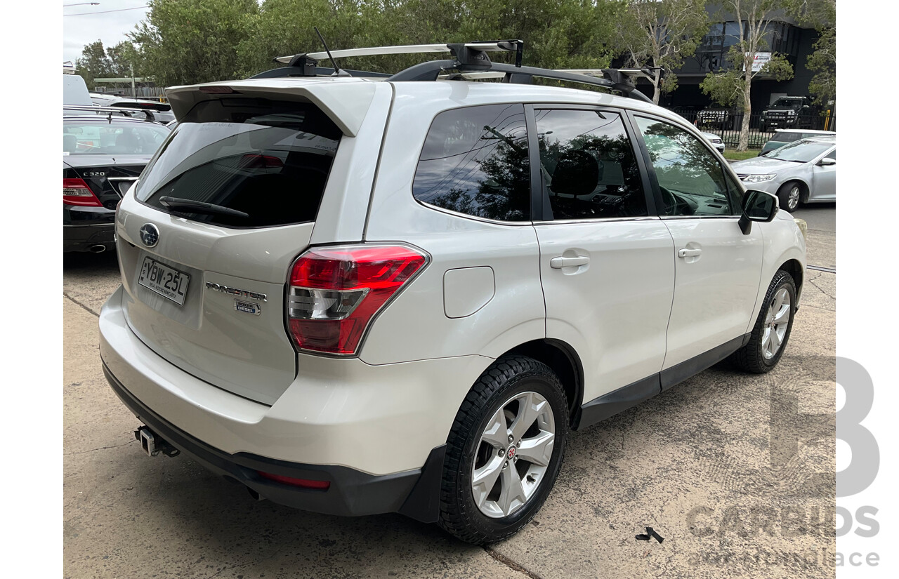 5/2013 Subaru Forester 2.0D MY13 4d Wagon White 6sp Manual 2.0L Turbo Diesel