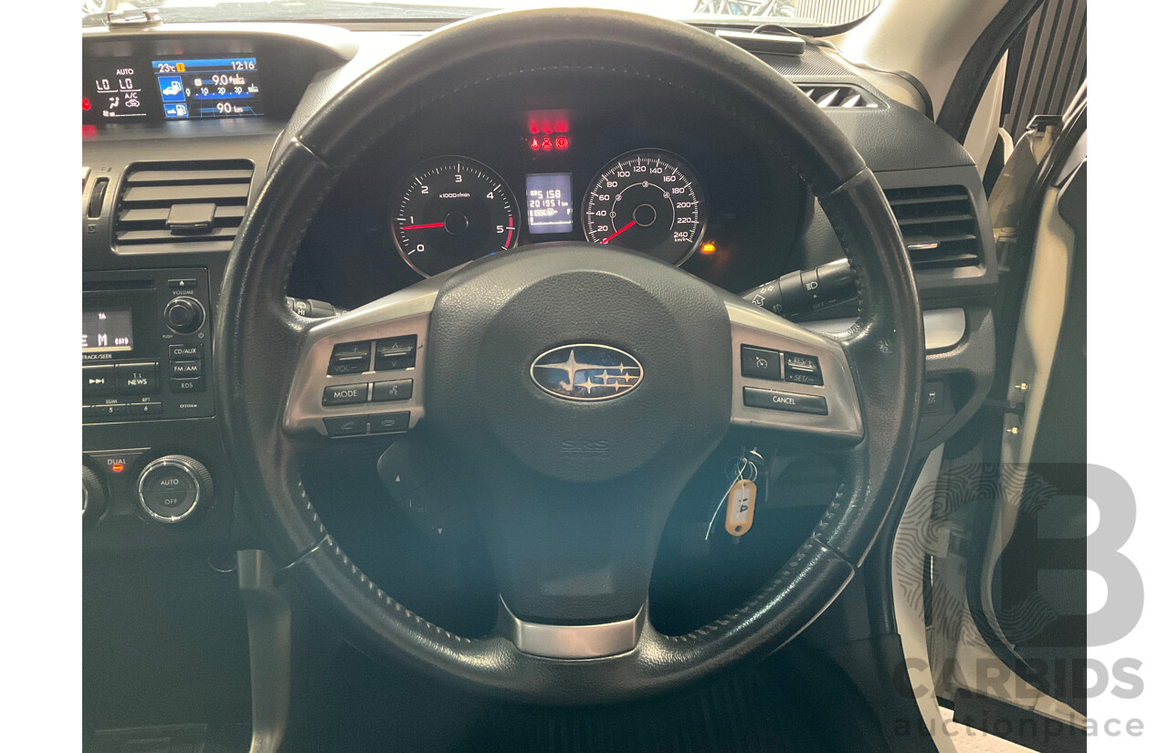 5/2013 Subaru Forester 2.0D MY13 4d Wagon White 6sp Manual 2.0L Turbo Diesel