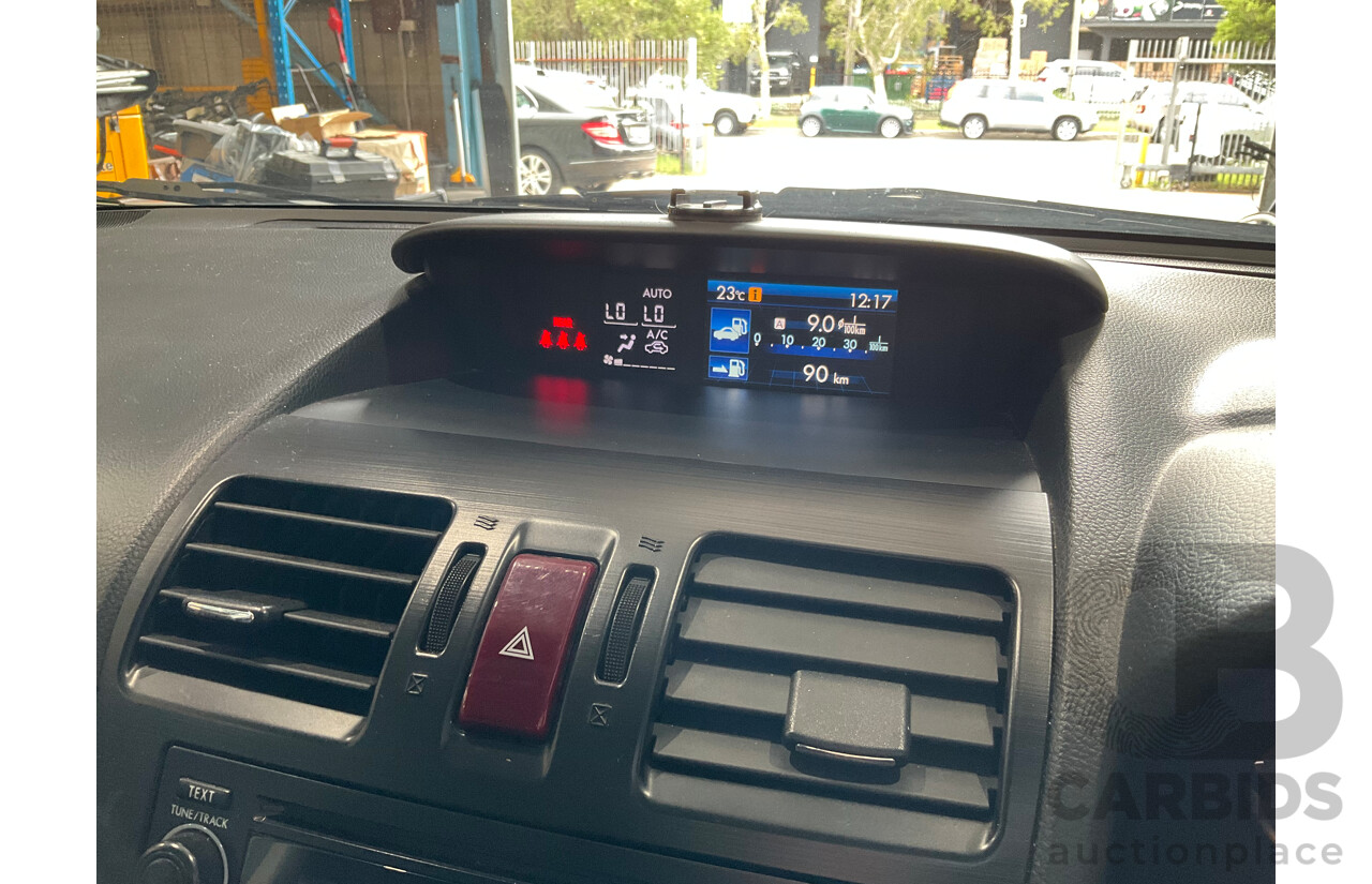 5/2013 Subaru Forester 2.0D MY13 4d Wagon White 6sp Manual 2.0L Turbo Diesel