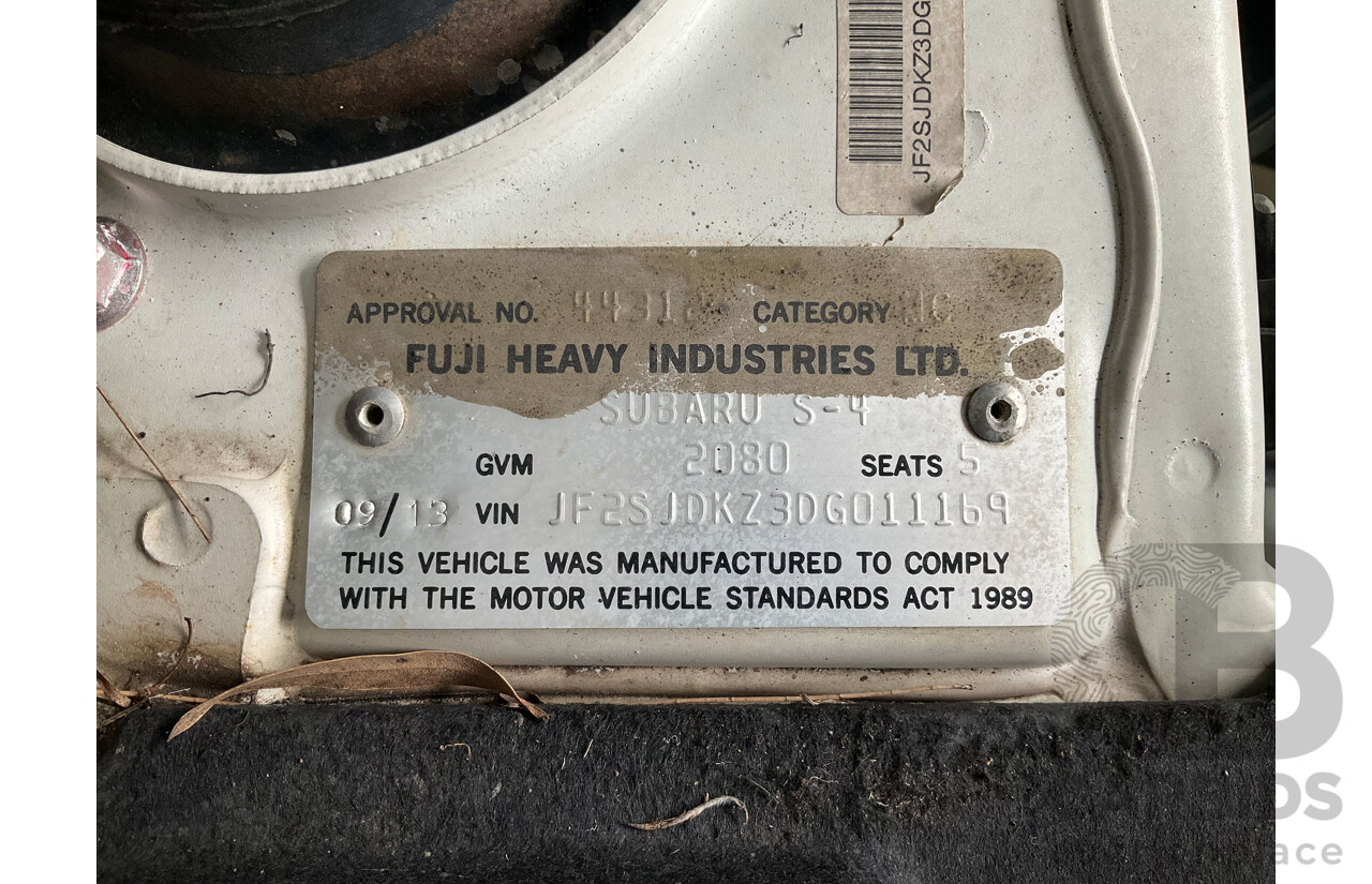 5/2013 Subaru Forester 2.0D MY13 4d Wagon White 6sp Manual 2.0L Turbo Diesel