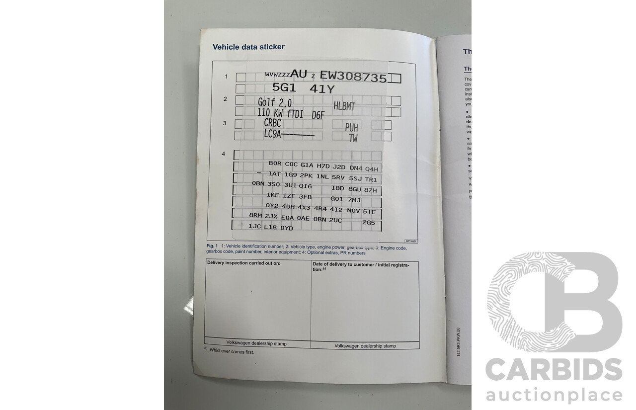 4/2014 Volkswagen Golf 110 TDI Highline R-Line Package AU MY14.5 5d Hatchback Pure White Turbo 2.0L