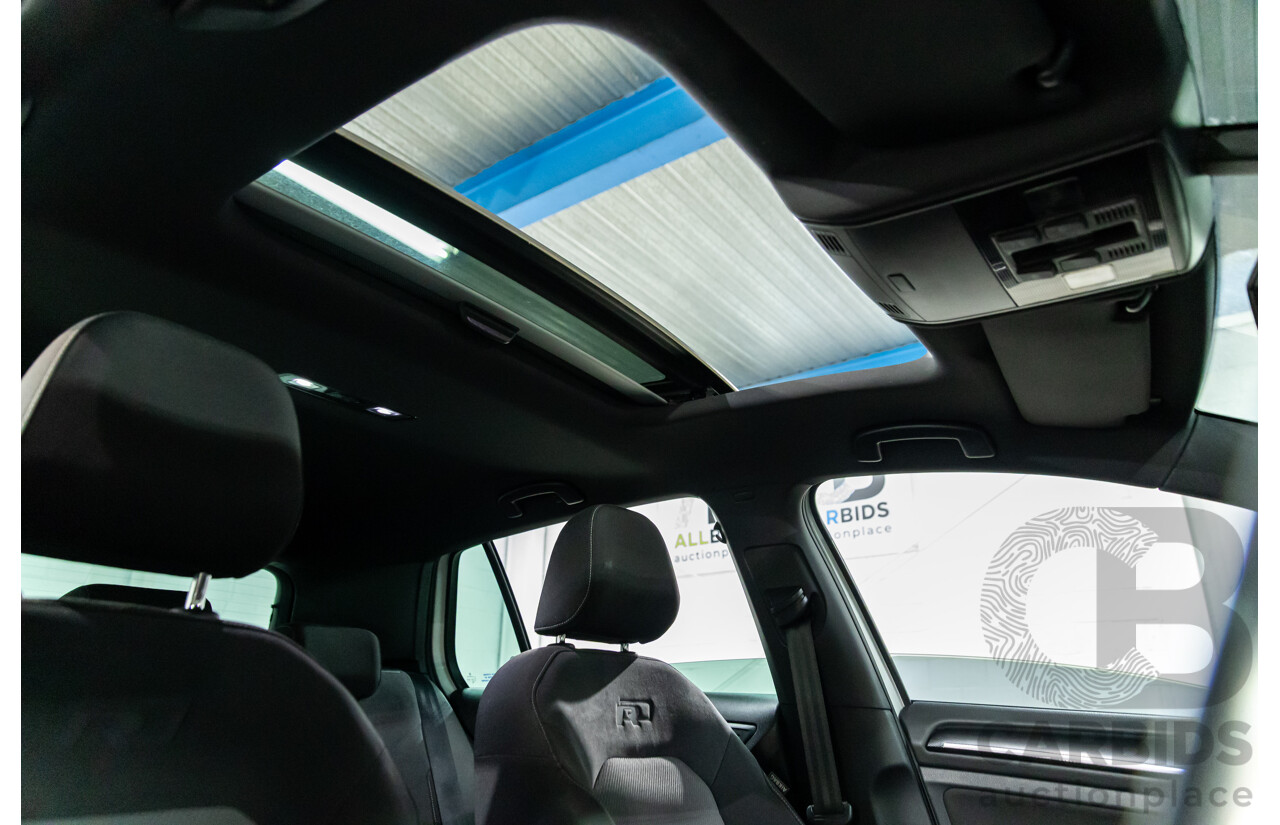 4/2014 Volkswagen Golf 110 TDI Highline R-Line Package AU MY14.5 5d Hatchback Pure White Turbo 2.0L