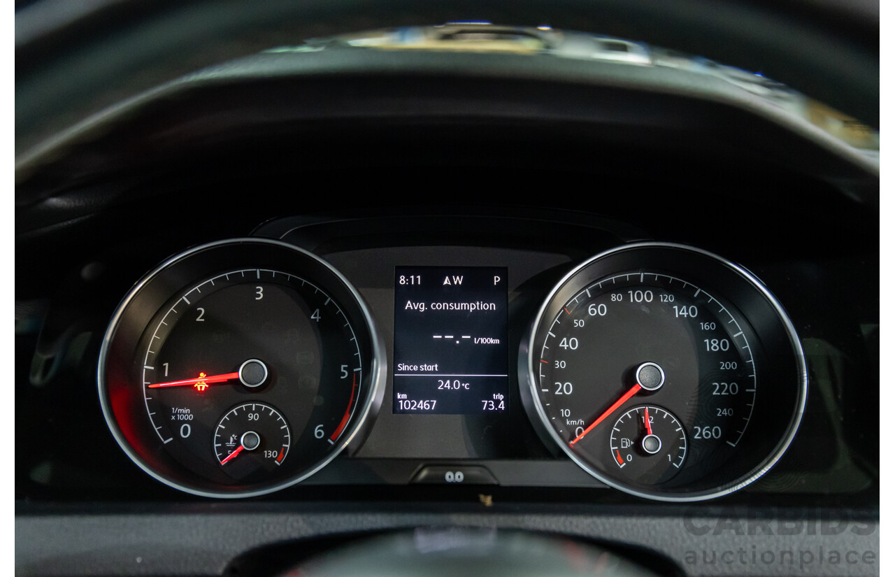 4/2014 Volkswagen Golf 110 TDI Highline R-Line Package AU MY14.5 5d Hatchback Pure White Turbo 2.0L