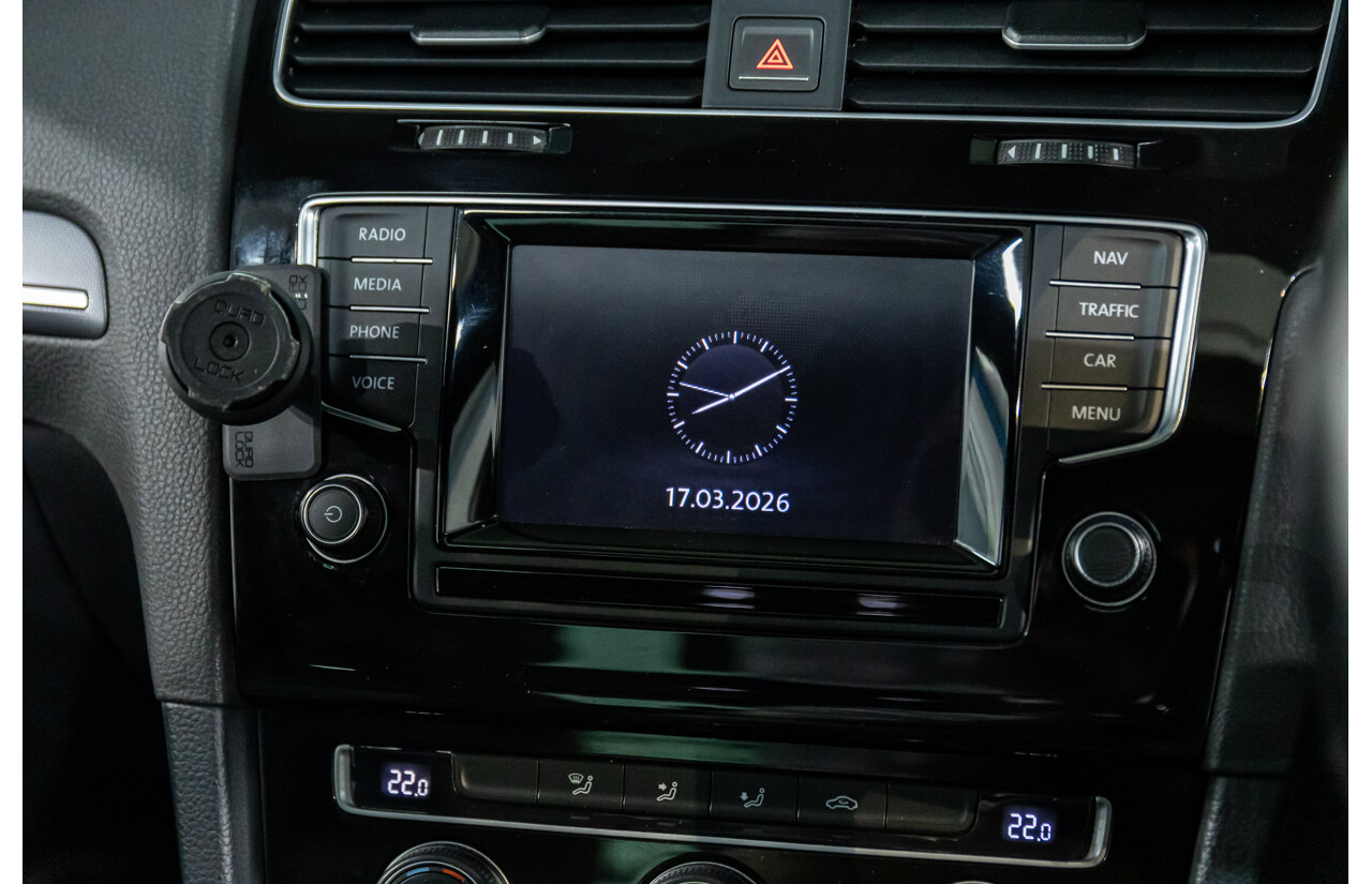 4/2014 Volkswagen Golf 110 TDI Highline R-Line Package AU MY14.5 5d Hatchback Pure White Turbo 2.0L