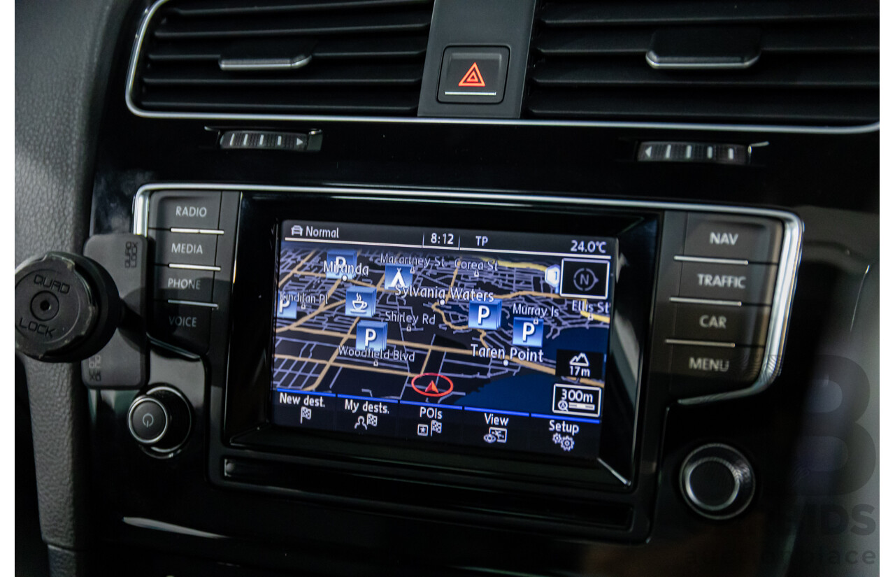 4/2014 Volkswagen Golf 110 TDI Highline R-Line Package AU MY14.5 5d Hatchback Pure White Turbo 2.0L