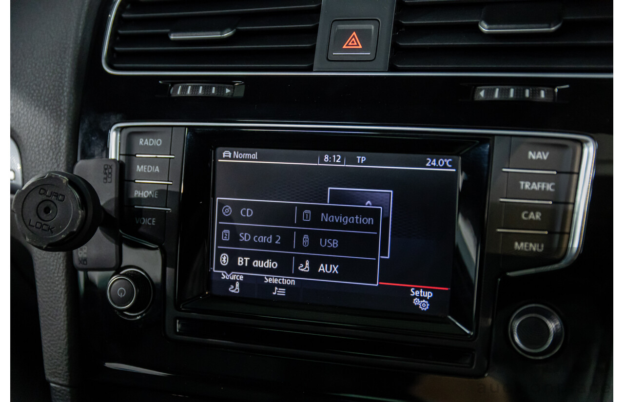 4/2014 Volkswagen Golf 110 TDI Highline R-Line Package AU MY14.5 5d Hatchback Pure White Turbo 2.0L