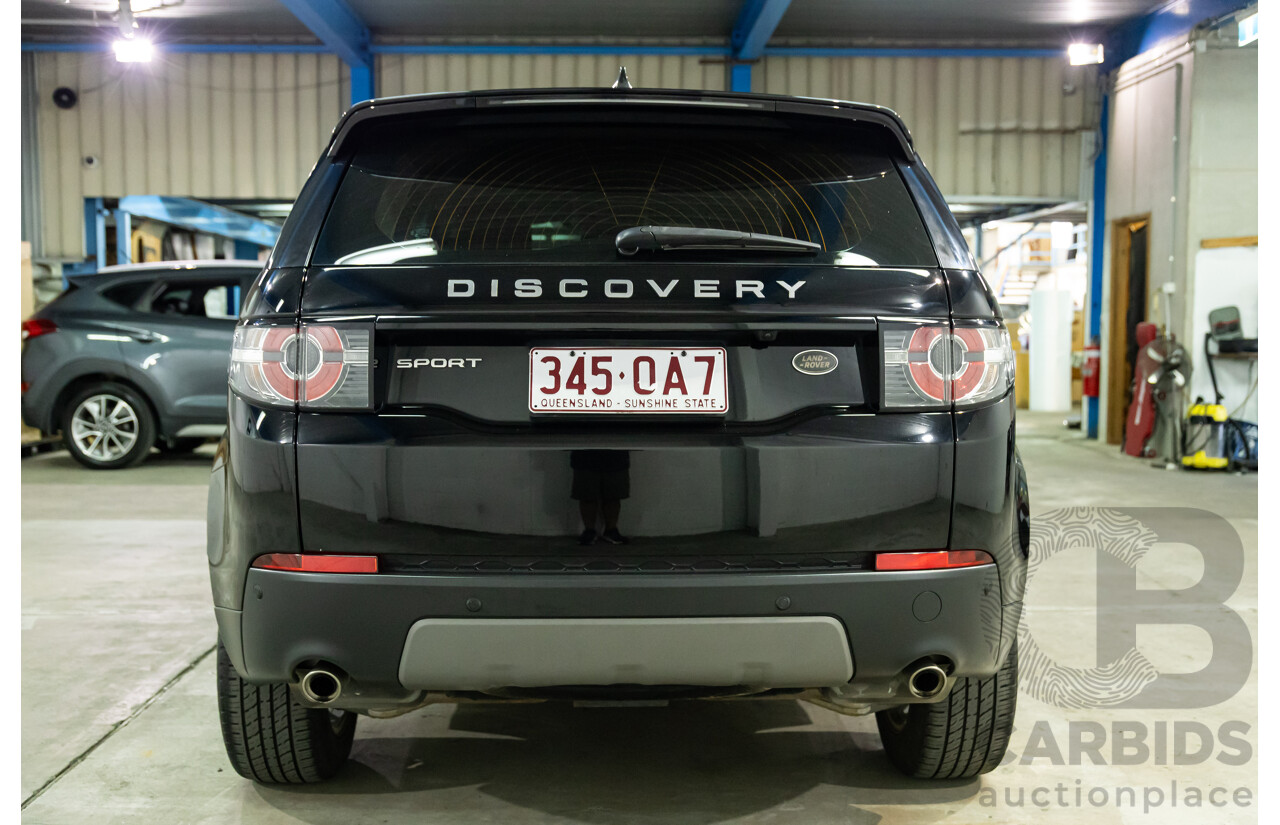 01/2018 Land Rover Discovery Sport TD4 SE (110kW AWD) L550 MY18 4d Wagon Narvik Black Turbo Diesel 2.0L - 7 Seater