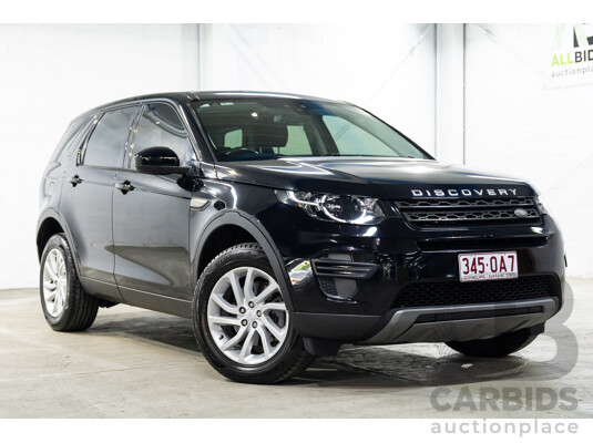 01/2018 Land Rover Discovery Sport TD4 SE (110kW AWD) L550 MY18 4d Wagon Narvik Black Turbo Diesel 2.0L - 7 Seater