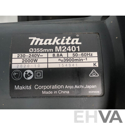 Makita 355mm Portable Electric Cut Off Saw - New