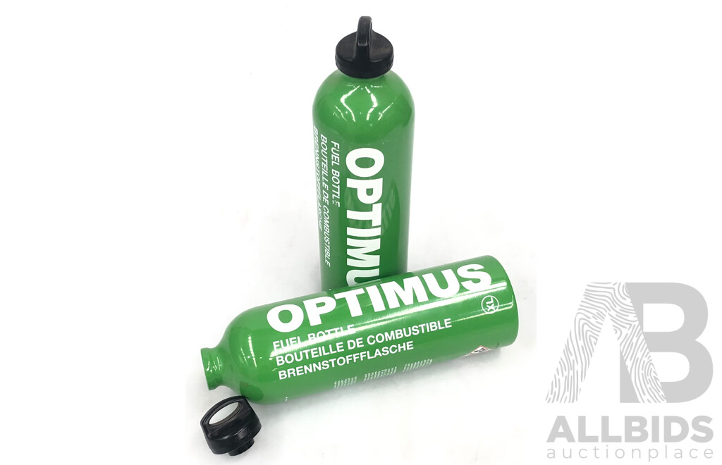 Two Givi Waterproof Bags and Two Optimus XL Fuel Bottles