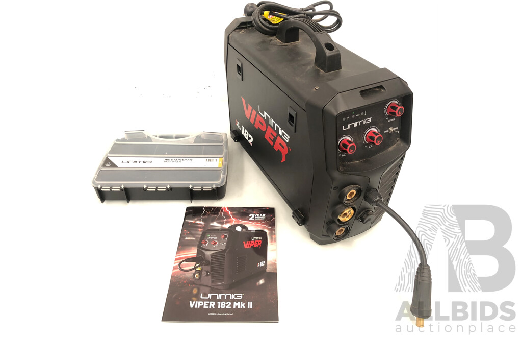 Unimig Viper 182 MKII Mig/Stick Welder - New