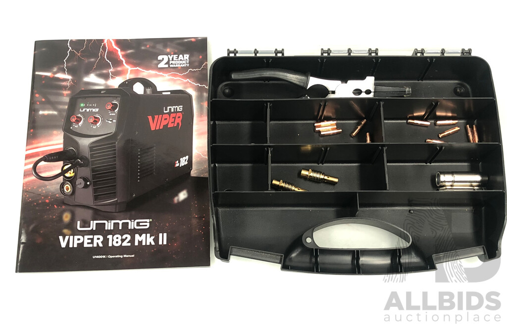 Unimig Viper 182 MKII Mig/Stick Welder - New