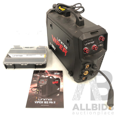 Unimig Viper 182 MKII Mig/Stick Welder - New