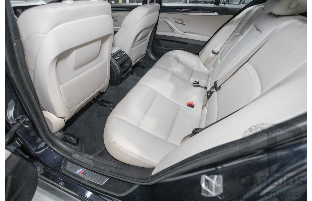 6/2015 BMW 535i M Sport F10 MY14 LCI 4D Sedan Blue Brillanteffekt Metallic Turbo 3.0L