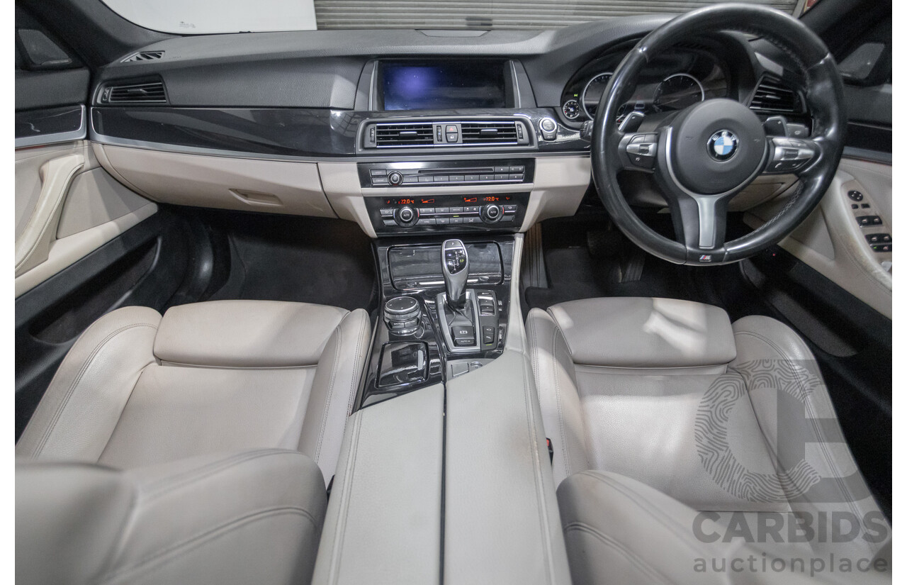 6/2015 BMW 535i M Sport F10 MY14 LCI 4D Sedan Blue Brillanteffekt Metallic Turbo 3.0L