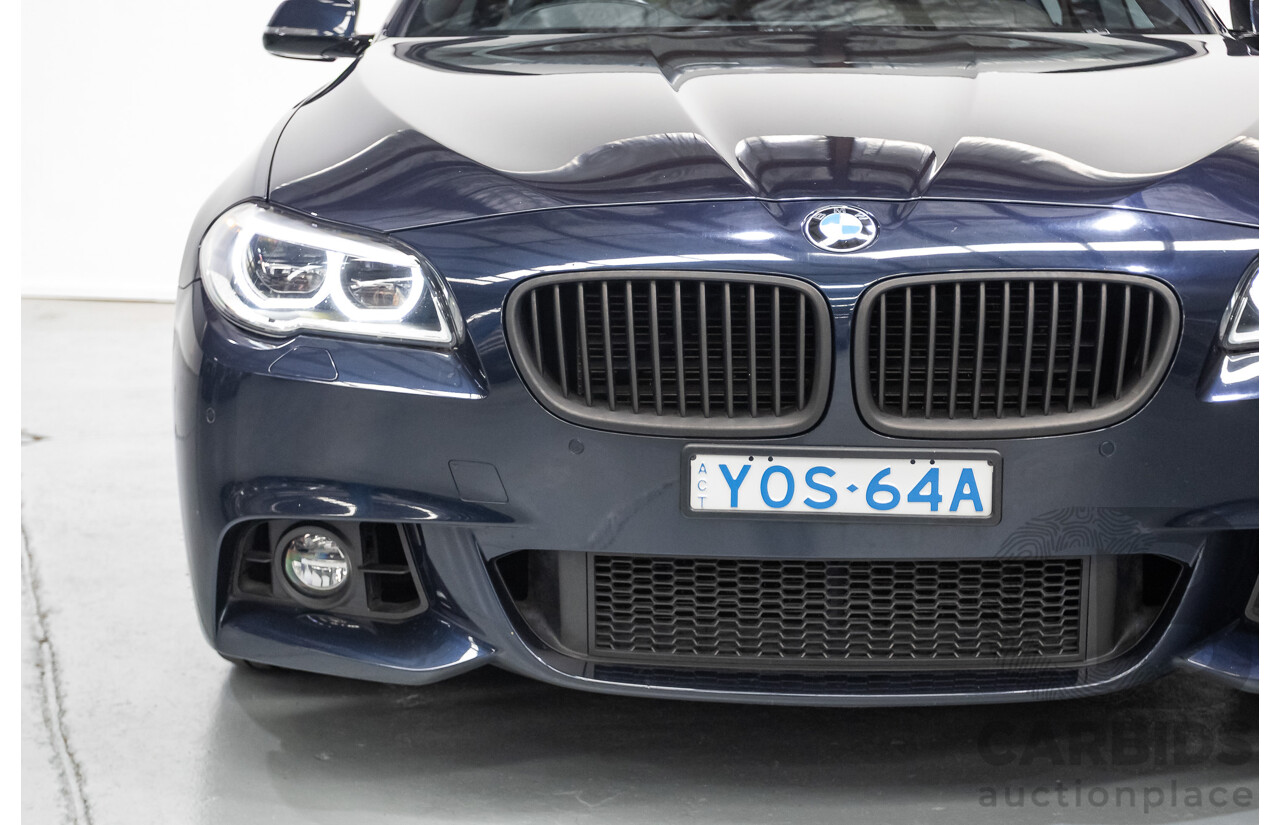 6/2015 BMW 535i M Sport F10 MY14 LCI 4D Sedan Blue Brillanteffekt Metallic Turbo 3.0L