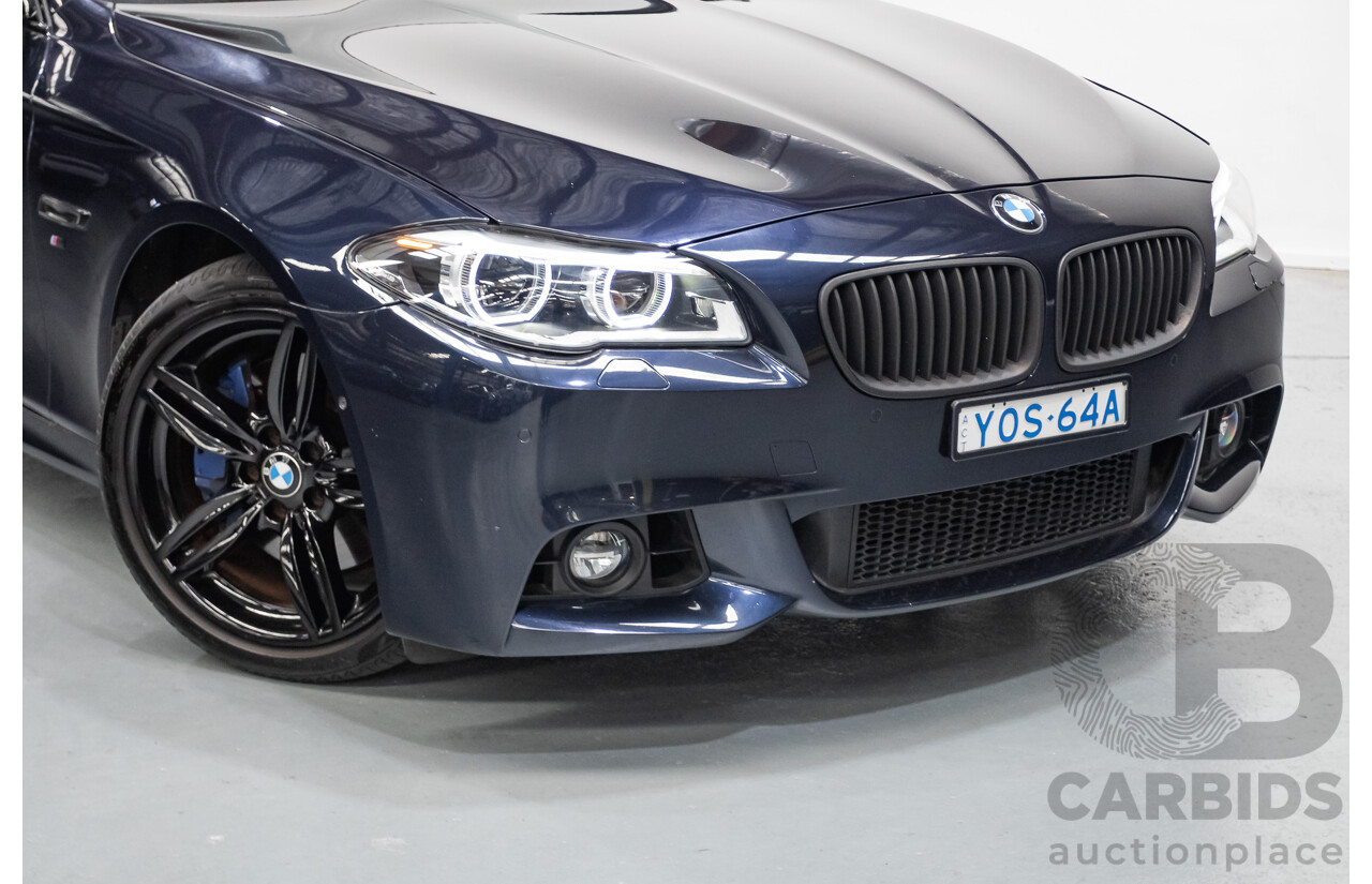 6/2015 BMW 535i M Sport F10 MY14 LCI 4D Sedan Blue Brillanteffekt Metallic Turbo 3.0L