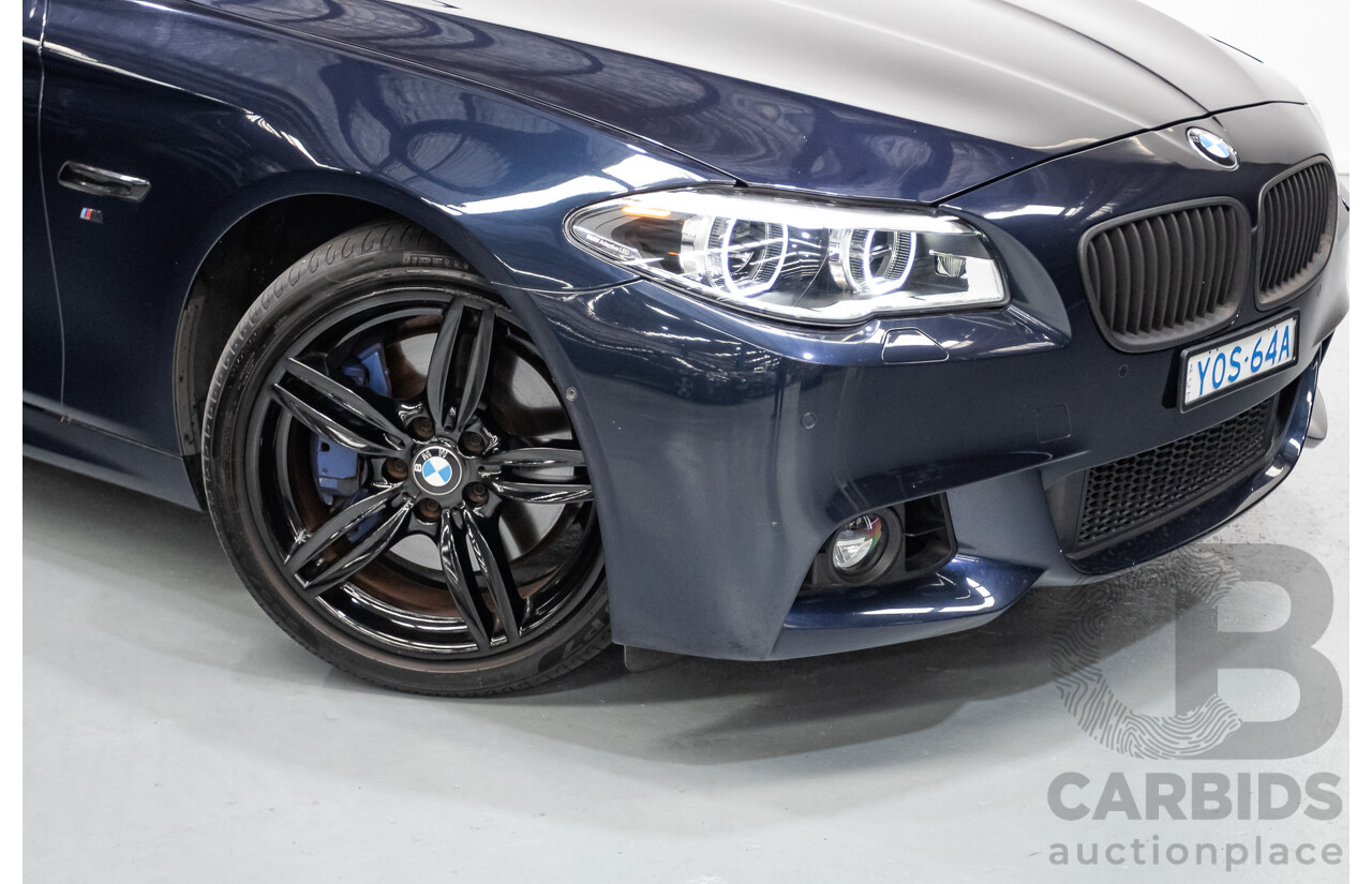 6/2015 BMW 535i M Sport F10 MY14 LCI 4D Sedan Blue Brillanteffekt Metallic Turbo 3.0L