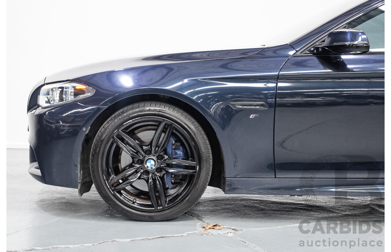6/2015 BMW 535i M Sport F10 MY14 LCI 4D Sedan Blue Brillanteffekt Metallic Turbo 3.0L