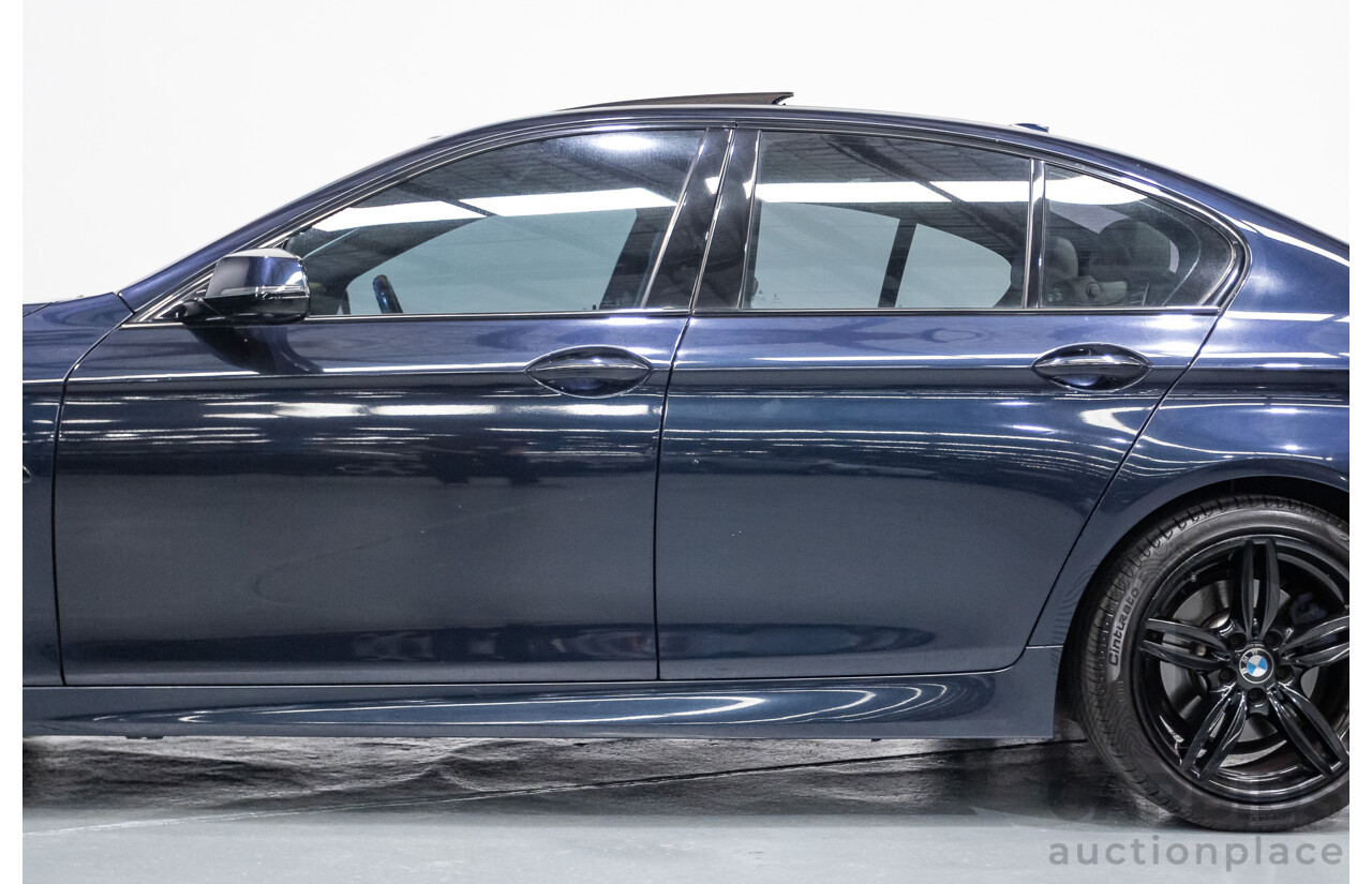 6/2015 BMW 535i M Sport F10 MY14 LCI 4D Sedan Blue Brillanteffekt Metallic Turbo 3.0L