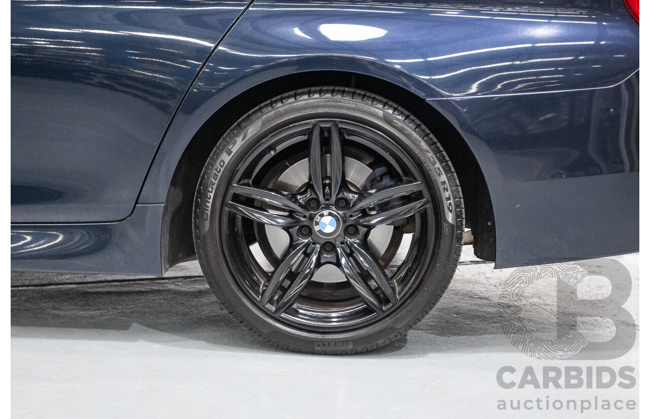 6/2015 BMW 535i M Sport F10 MY14 LCI 4D Sedan Blue Brillanteffekt Metallic Turbo 3.0L