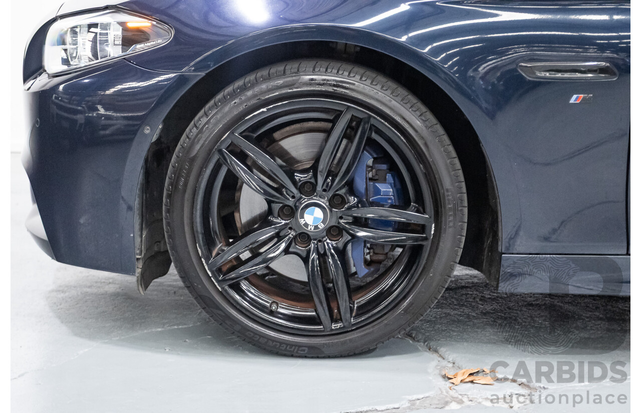 6/2015 BMW 535i M Sport F10 MY14 LCI 4D Sedan Blue Brillanteffekt Metallic Turbo 3.0L