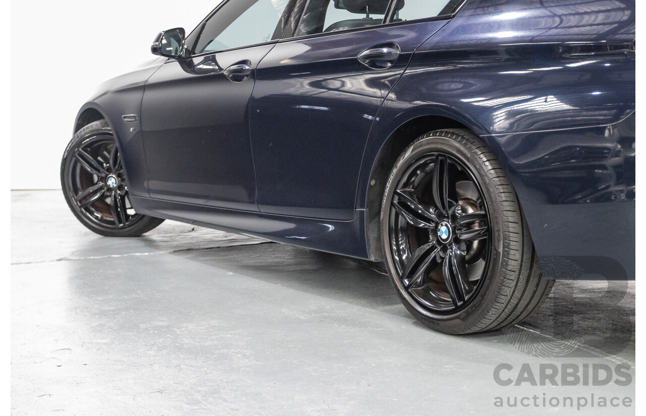 6/2015 BMW 535i M Sport F10 MY14 LCI 4D Sedan Blue Brillanteffekt Metallic Turbo 3.0L