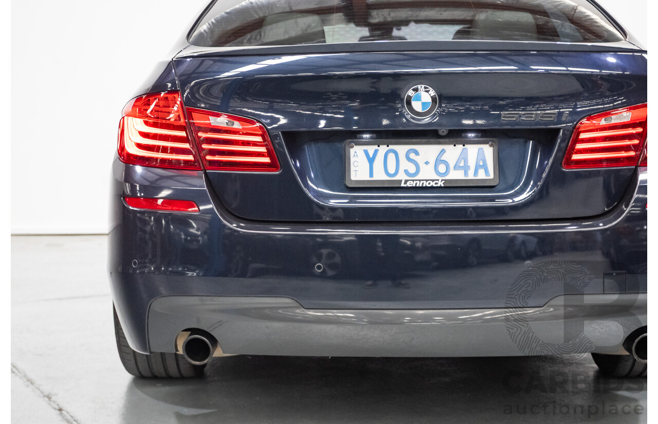 6/2015 BMW 535i M Sport F10 MY14 LCI 4D Sedan Blue Brillanteffekt Metallic Turbo 3.0L