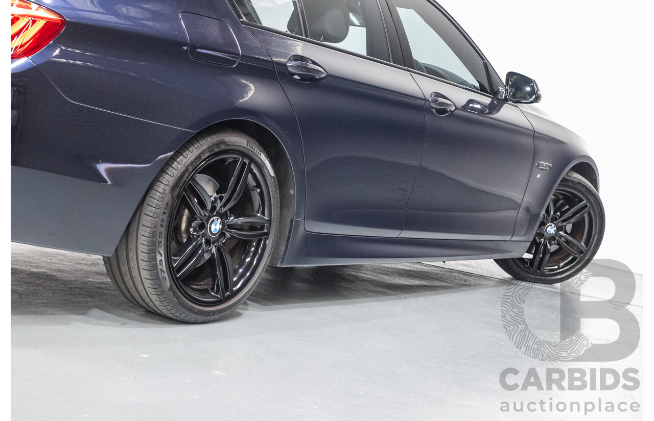 6/2015 BMW 535i M Sport F10 MY14 LCI 4D Sedan Blue Brillanteffekt Metallic Turbo 3.0L