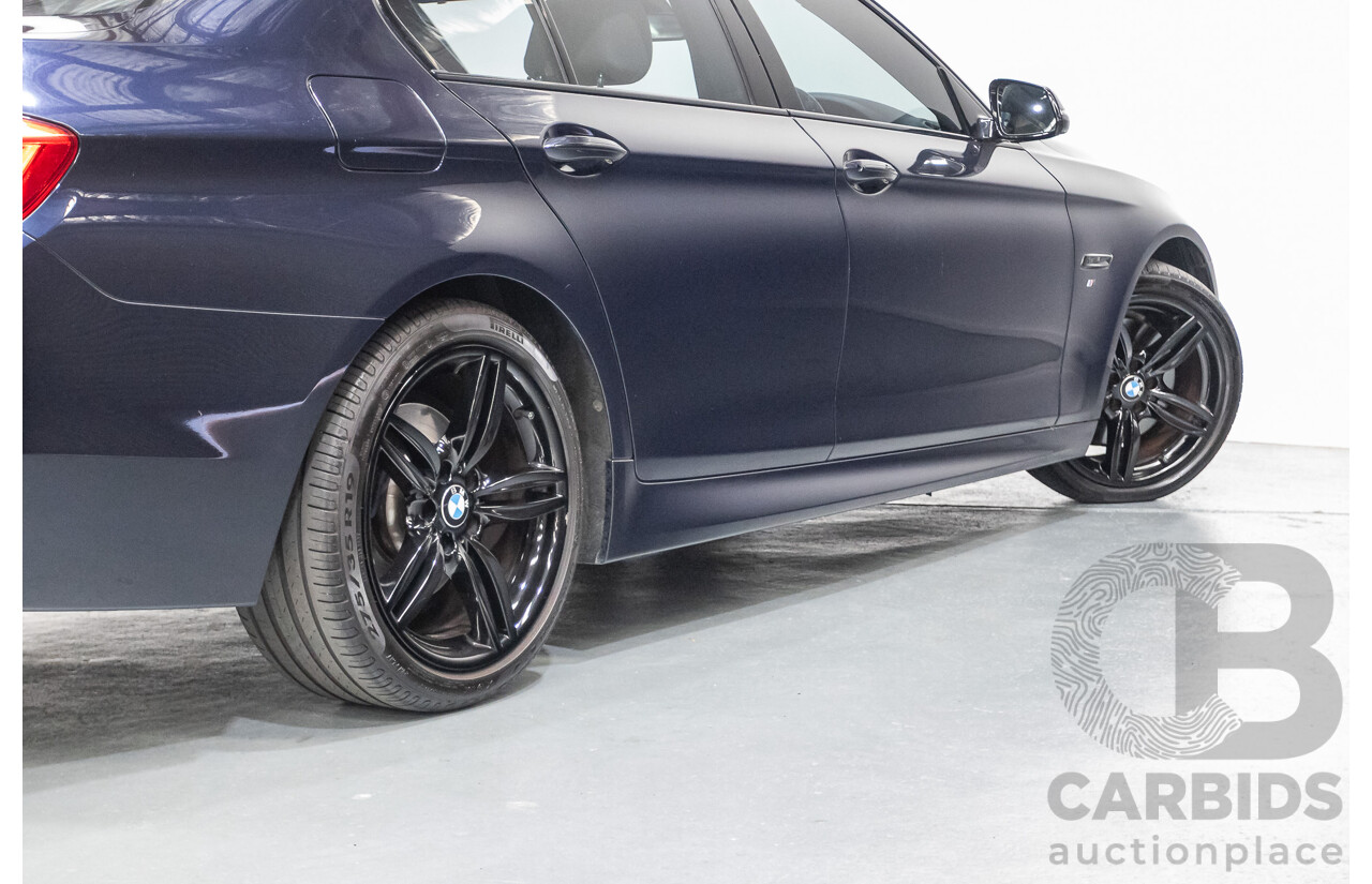 6/2015 BMW 535i M Sport F10 MY14 LCI 4D Sedan Blue Brillanteffekt Metallic Turbo 3.0L
