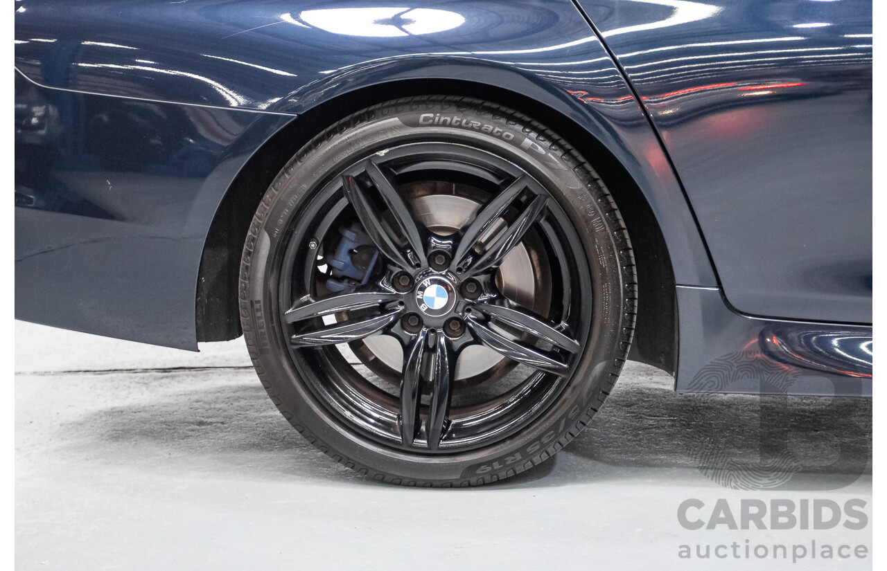 6/2015 BMW 535i M Sport F10 MY14 LCI 4D Sedan Blue Brillanteffekt Metallic Turbo 3.0L