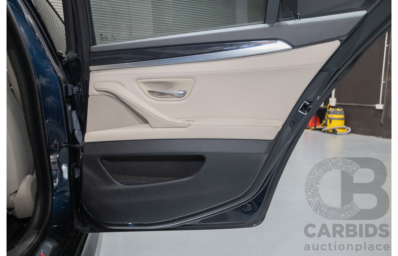 6/2015 BMW 535i M Sport F10 MY14 LCI 4D Sedan Blue Brillanteffekt Metallic Turbo 3.0L