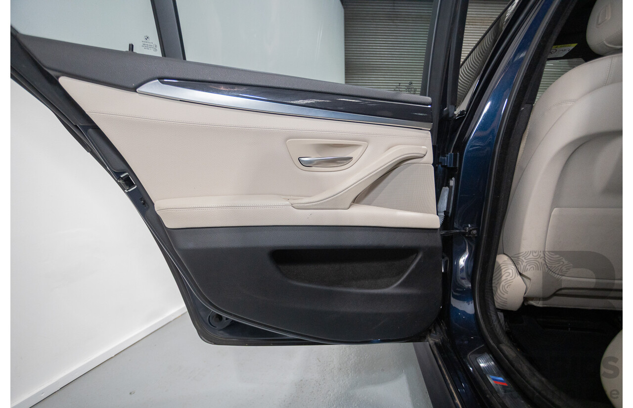 6/2015 BMW 535i M Sport F10 MY14 LCI 4D Sedan Blue Brillanteffekt Metallic Turbo 3.0L