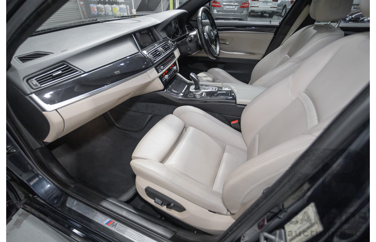 6/2015 BMW 535i M Sport F10 MY14 LCI 4D Sedan Blue Brillanteffekt Metallic Turbo 3.0L