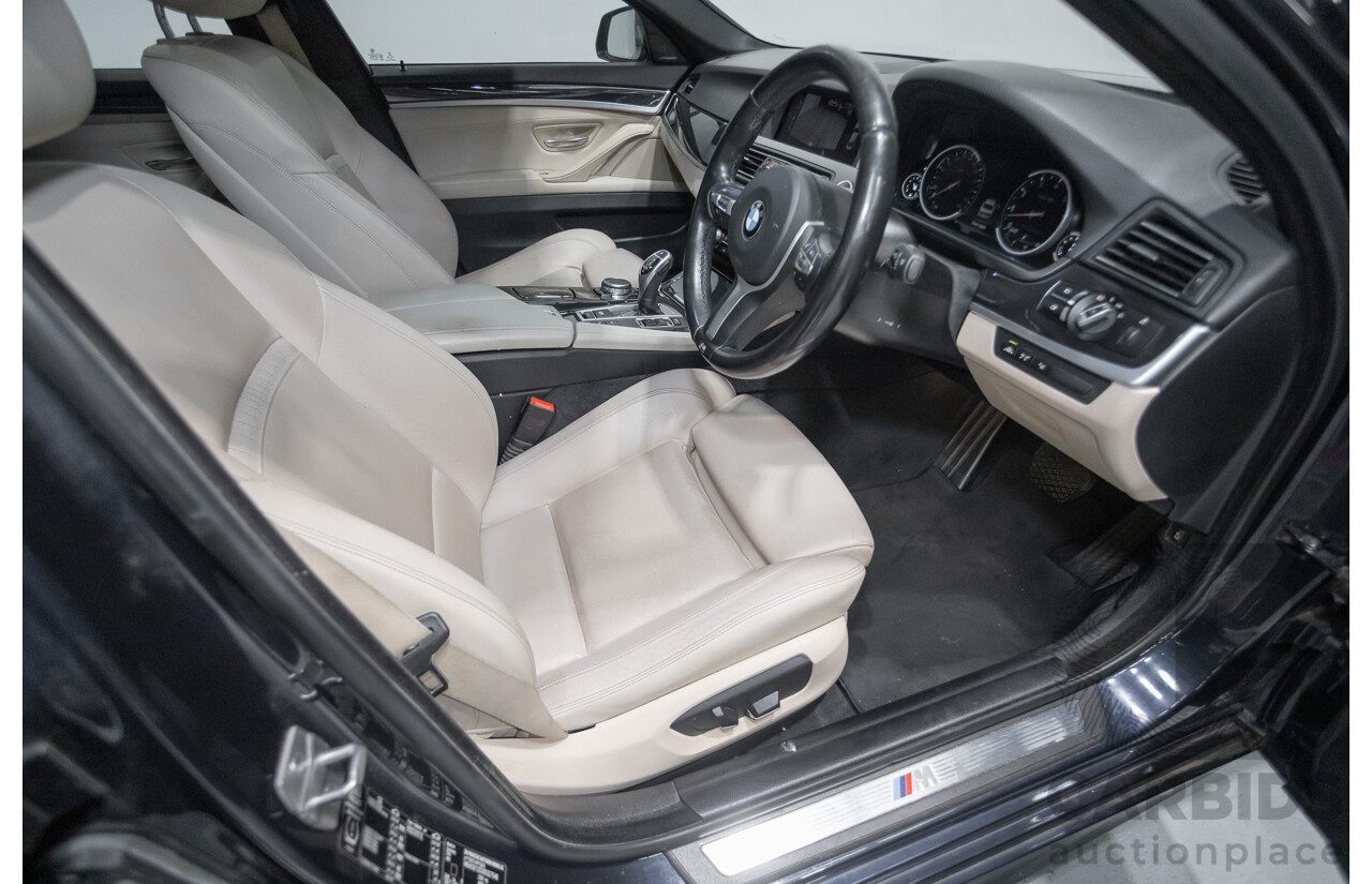 6/2015 BMW 535i M Sport F10 MY14 LCI 4D Sedan Blue Brillanteffekt Metallic Turbo 3.0L