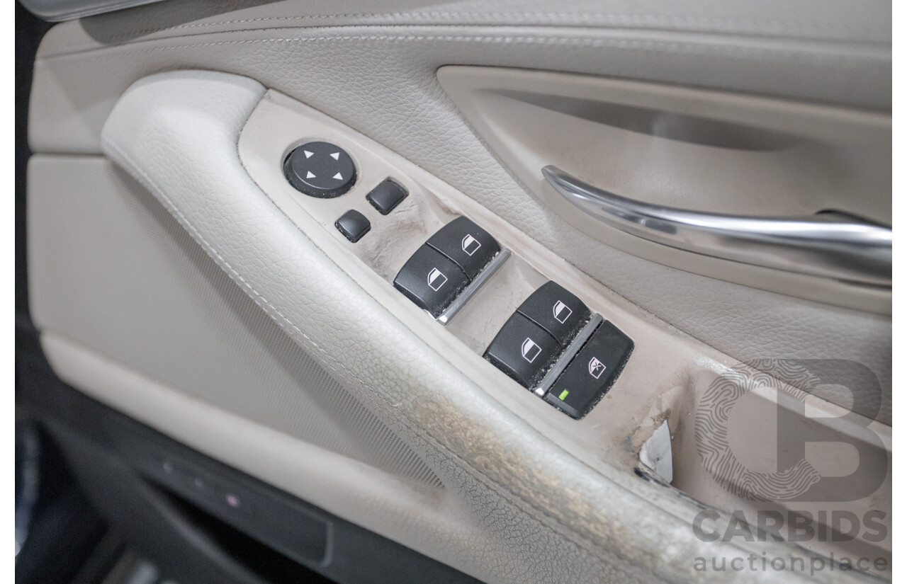 6/2015 BMW 535i M Sport F10 MY14 LCI 4D Sedan Blue Brillanteffekt Metallic Turbo 3.0L