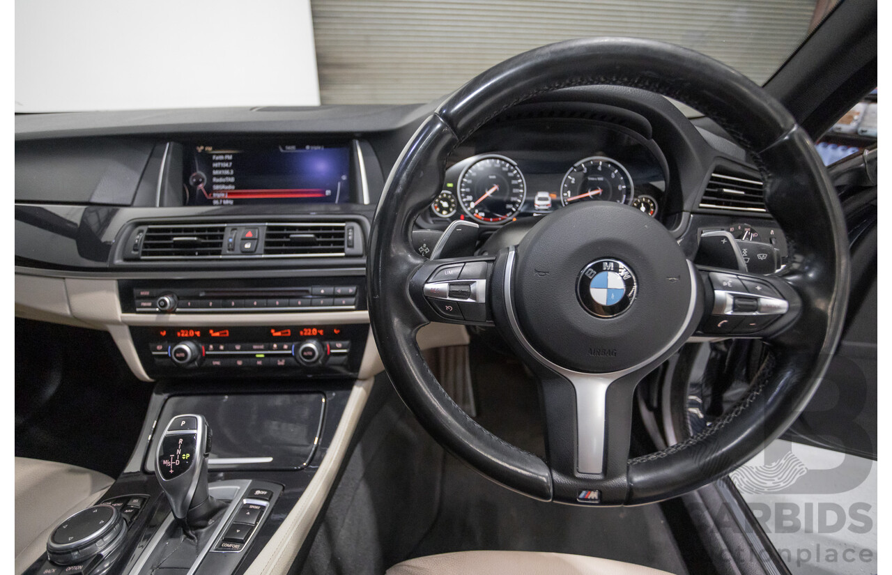 6/2015 BMW 535i M Sport F10 MY14 LCI 4D Sedan Blue Brillanteffekt Metallic Turbo 3.0L