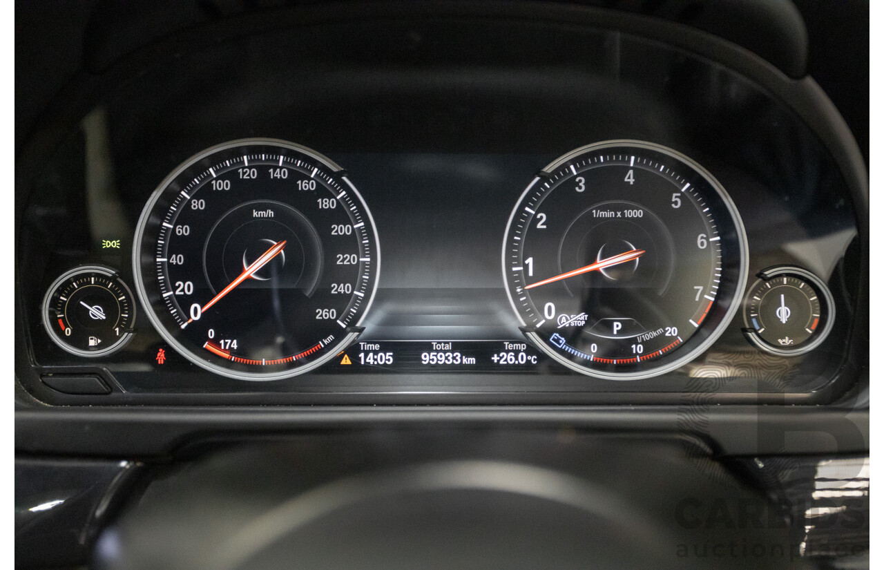 6/2015 BMW 535i M Sport F10 MY14 LCI 4D Sedan Blue Brillanteffekt Metallic Turbo 3.0L