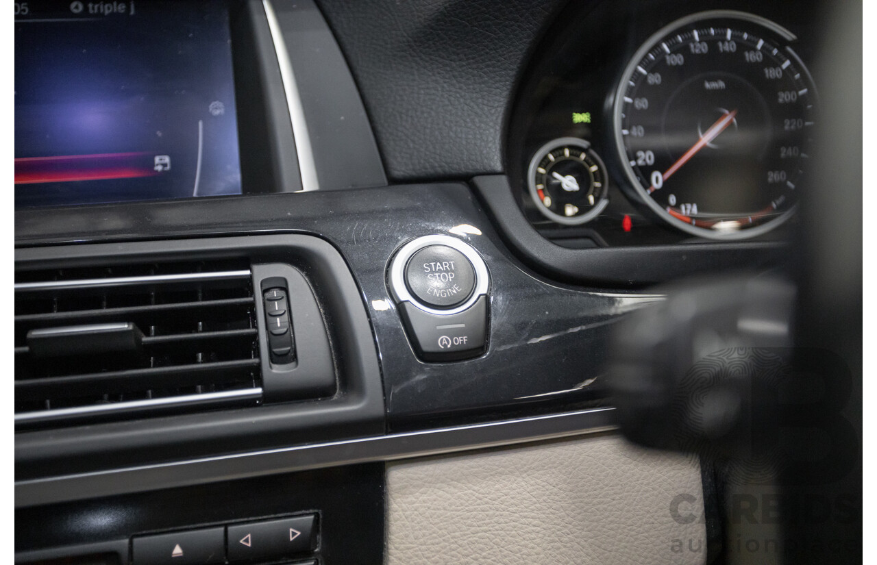 6/2015 BMW 535i M Sport F10 MY14 LCI 4D Sedan Blue Brillanteffekt Metallic Turbo 3.0L