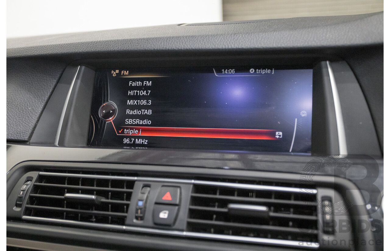 6/2015 BMW 535i M Sport F10 MY14 LCI 4D Sedan Blue Brillanteffekt Metallic Turbo 3.0L