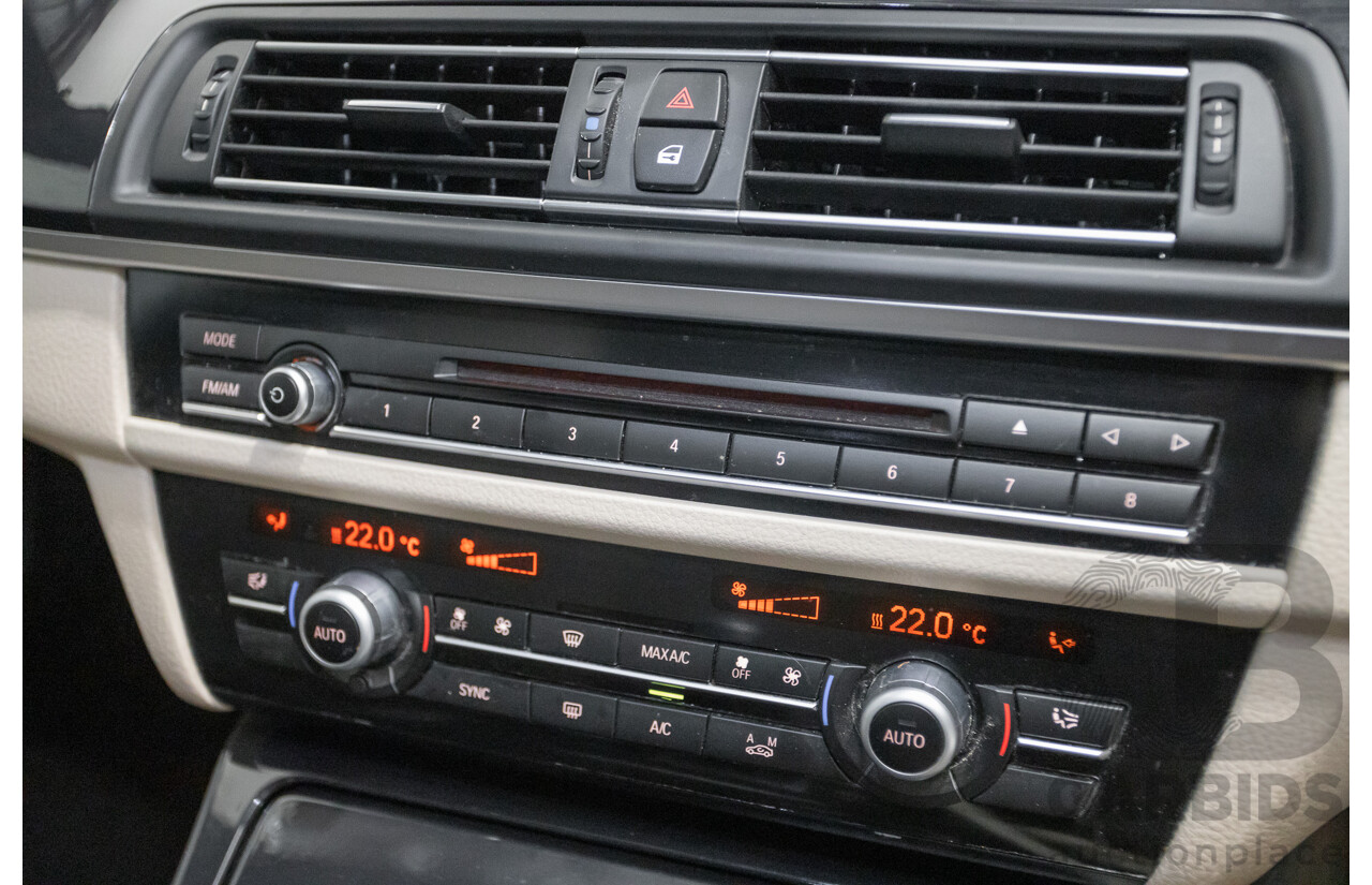 6/2015 BMW 535i M Sport F10 MY14 LCI 4D Sedan Blue Brillanteffekt Metallic Turbo 3.0L