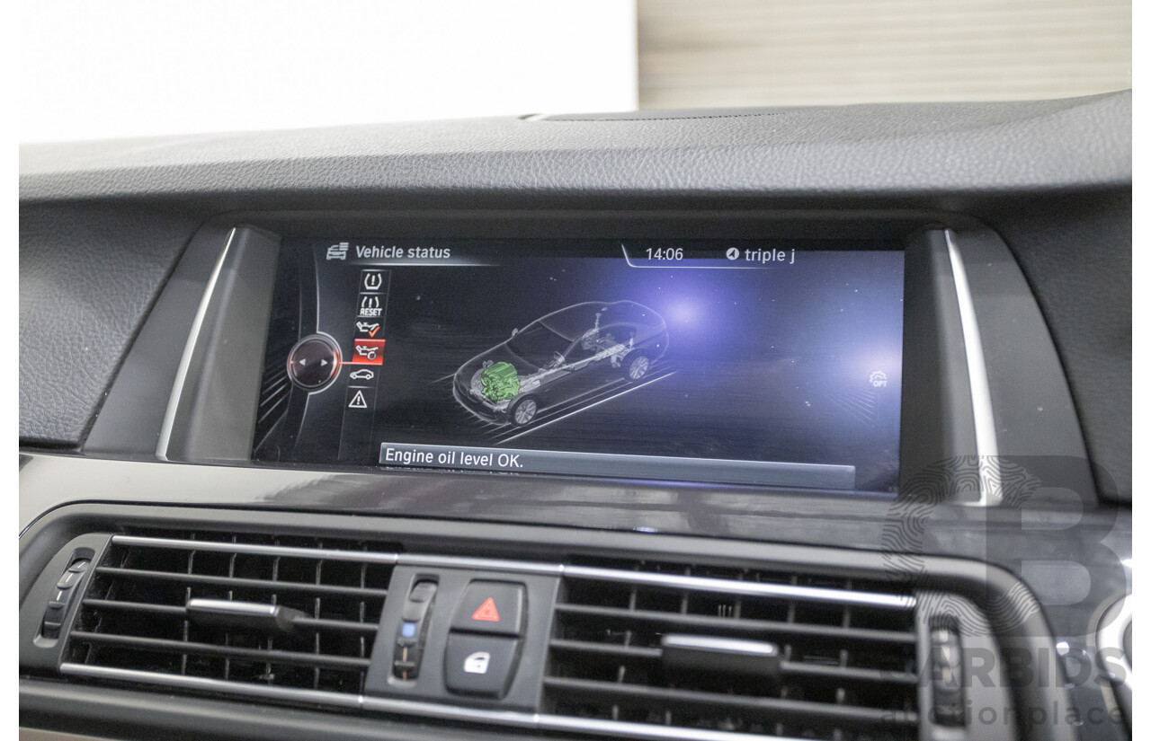 6/2015 BMW 535i M Sport F10 MY14 LCI 4D Sedan Blue Brillanteffekt Metallic Turbo 3.0L