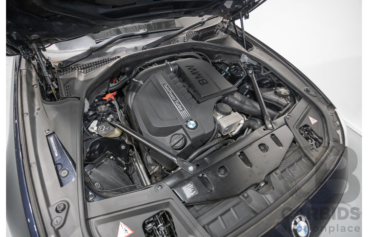 6/2015 BMW 535i M Sport F10 MY14 LCI 4D Sedan Blue Brillanteffekt Metallic Turbo 3.0L