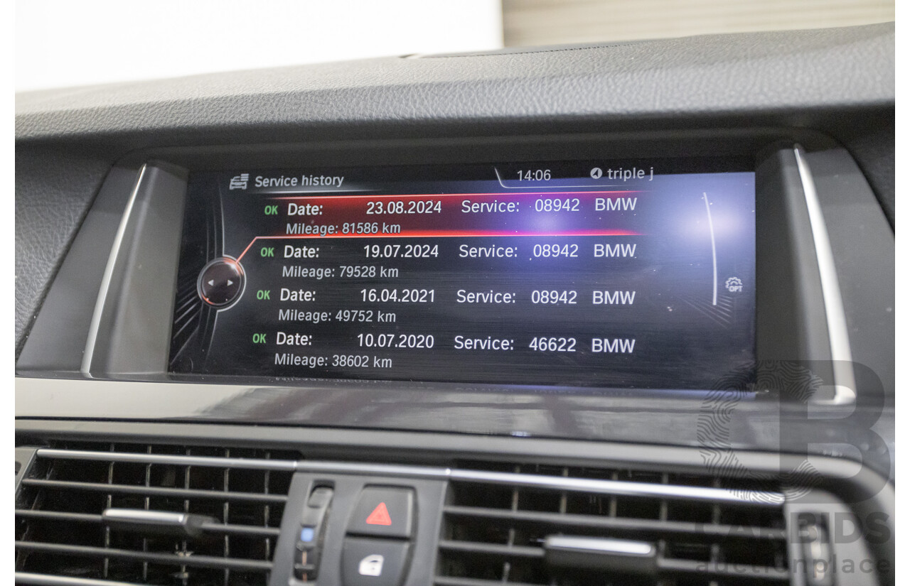 6/2015 BMW 535i M Sport F10 MY14 LCI 4D Sedan Blue Brillanteffekt Metallic Turbo 3.0L