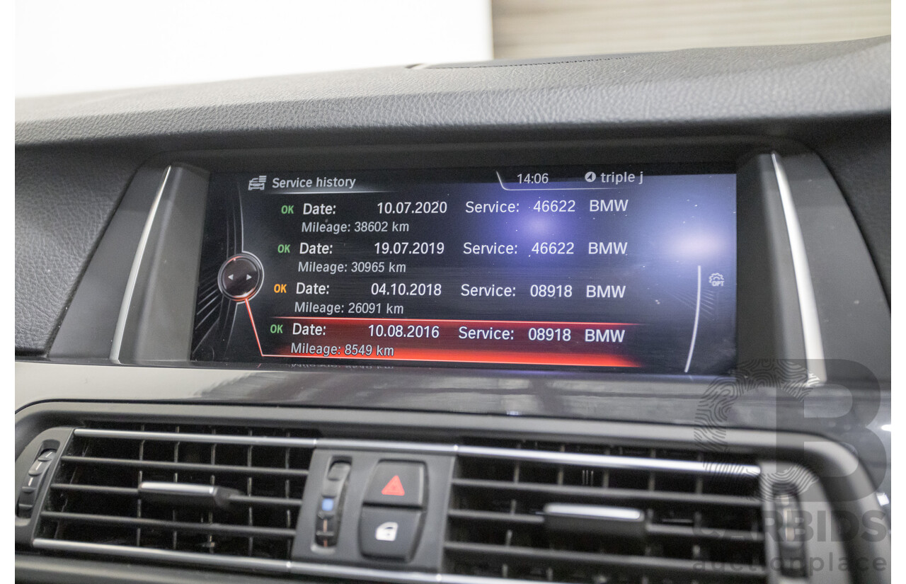 6/2015 BMW 535i M Sport F10 MY14 LCI 4D Sedan Blue Brillanteffekt Metallic Turbo 3.0L