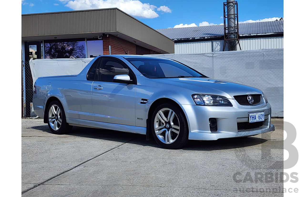 2/2010 Holden Commodore SV6 VE MY10 Utility Silver 3.6L